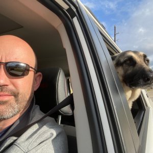 World's best backseat navigator.