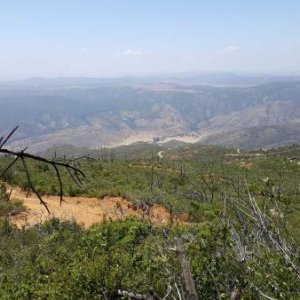 View from Black Mountain above Pamo Valley