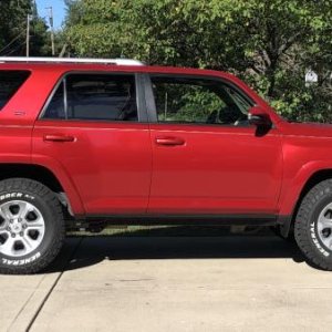 Added General Grabber ATx tires and really like em.
Most people probably don’t like the white letters on the outside but I’m old school and  love it!
