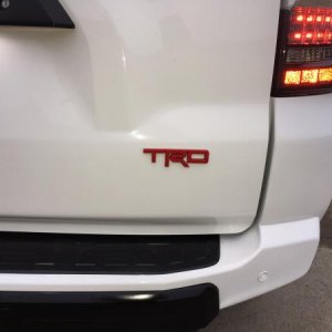 Reverse sensors one white/one black (hard to see here)