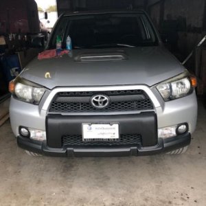 Clear bra removed