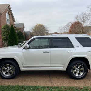 Removed the running boards.