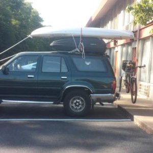 truck kayak bike config