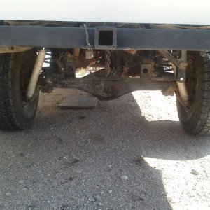 IMG rear view with custom bumper