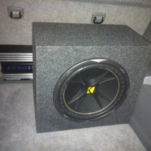 12 inch kicker sub installed