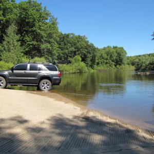 At a boat launch in central WI.