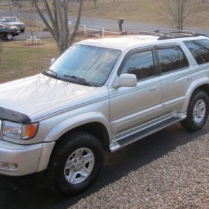 exterior features: running boards, bug shield, vent visors, rear wind deflector, privacy glass (got front 2 windows tinted to match), trailer hitch, r