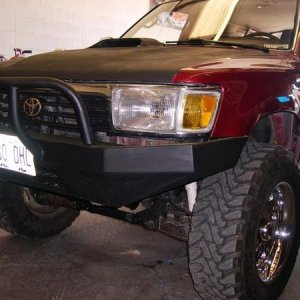 New bumper to replace the tinfoil one that comes from Japan