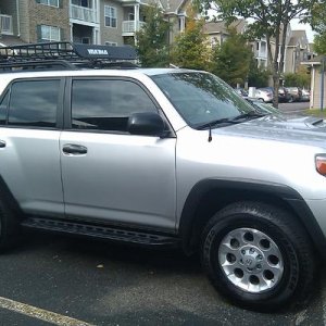 Loadwarrior roof rack on TE