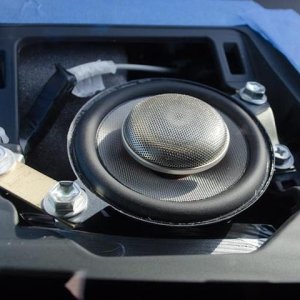 Passenger side dash, looking aft.