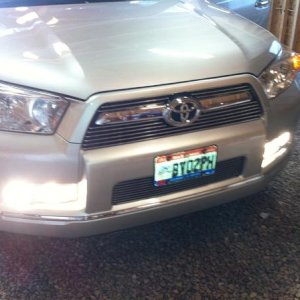 fogs with drl. I know I need to change the clear bulbs back to amber on the drls.