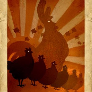 Evil Chicken Overlords by Etoli