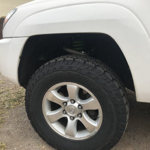 General Grabber ATX 265/70/17 after lift