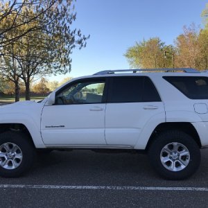 Loaded with 900lbs of concrete and 4x4s
