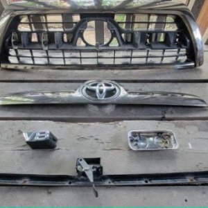 OEM grill, torn down