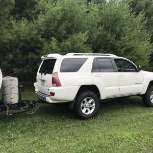Harbor Freight Haulmaster WDH hooked up