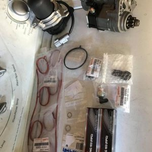 starter, knock sensors, and everything needed to do everything under the intake.