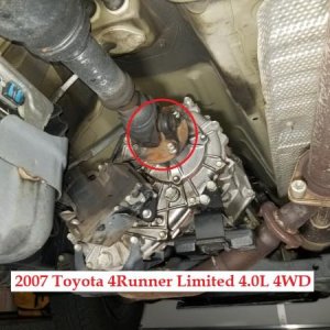 2007 Toyota 4Runner Seal   Wide Angle