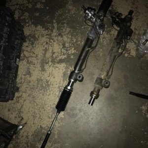 new versus old rack