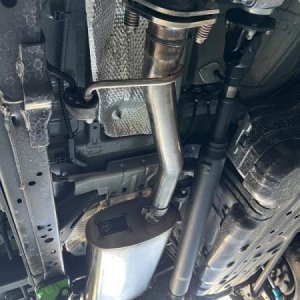 New Magnaflow piping