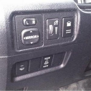 Garage door opener switch