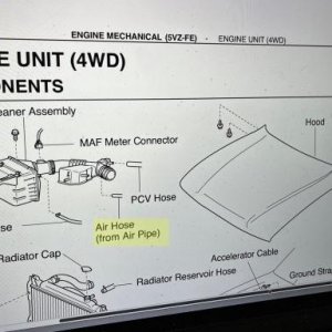 4runner hose in service manual (page EM-71)