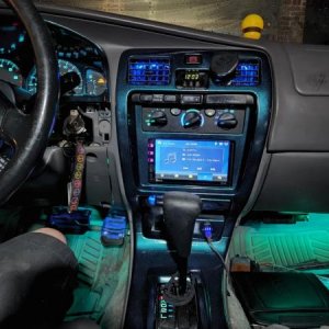Dash, vents, floor, and cluster all got rgb led treatment.