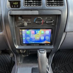 Upgraded  head unit , needed CarPlay.   Don't love vol buttons but getting used to it.  Good enough for me.  Also replaced the power antenna for fixed