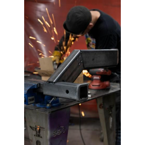 Hitch Mounted Swing Arm Tire Carrier - Progress First Unit