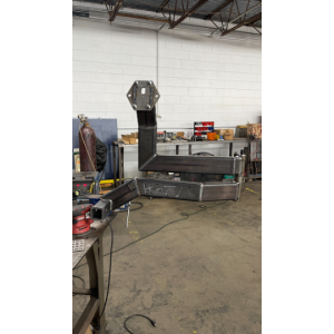 Hitch Mounted Swing Arm Tire Carrier - Progress First Unit