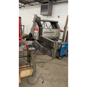Hitch Mounted Swing Arm Tire Carrier - Progress First Unit
