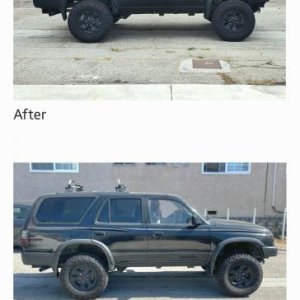 Body lift before and after