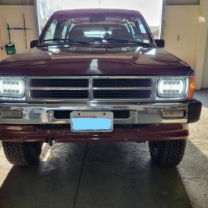 new LED headlights