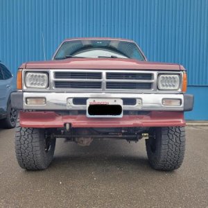 front lifted view