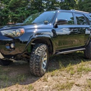 Showing rear bumper setup