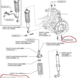 4runner front strut components
