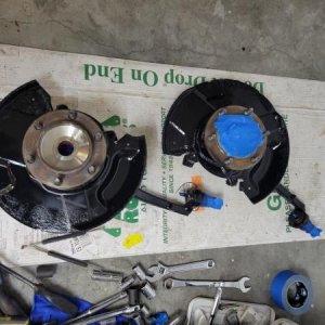 Hubs with new ubj's and painted