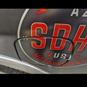 The decal install around the fuel door was tricky.