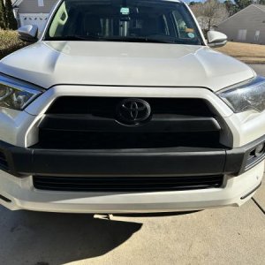 ABS blackout kit plus Plasti Dip of top cross piece behind cap