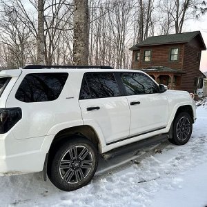 At the cabin