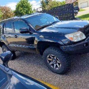 2003 Limited on 255 80R17 Cooper ST Maxx on TRD Rims
