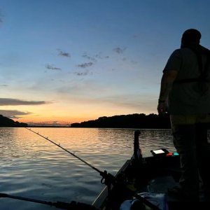 Ohio River. Catfishing.