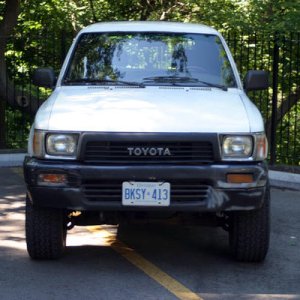 Showing the scars of daily Toronto driving.