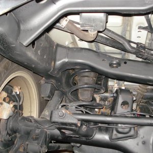 Rust convertor and under coating with Bed Liner paint