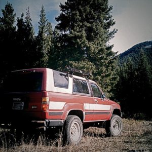 Along Little Bear USFS road.