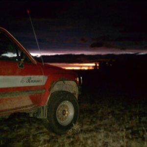 Sunrise in the Bangtails, Oct. 2011.