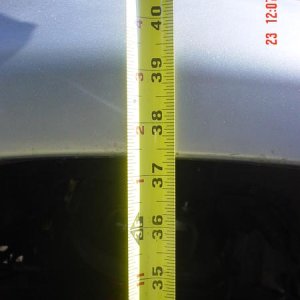 After Measurement 37.5"
-Forgot to take a pic after, was 38"
-1 week later 37.5"