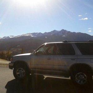 Up on Swan Mtn, CO on oct 24th, second day with the truck