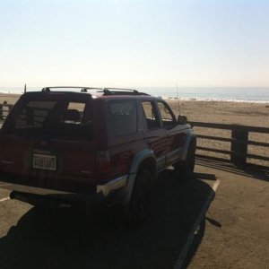 At the beach
