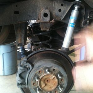 Installing the Bilsteins and FJ coils